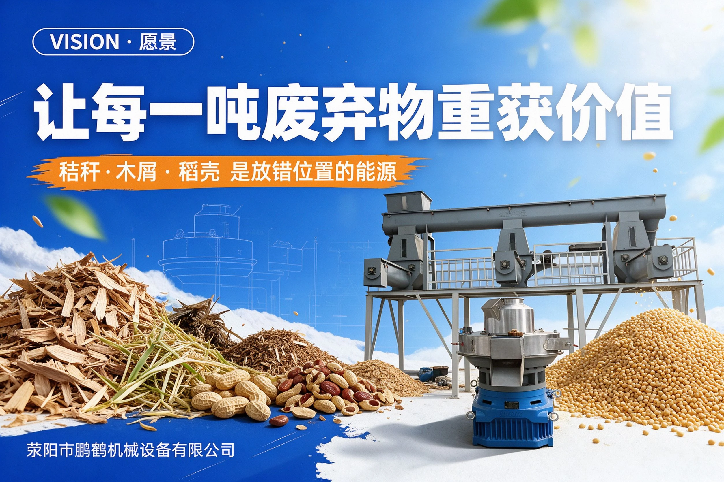 愿景——让每一吨农林废弃物重获价值