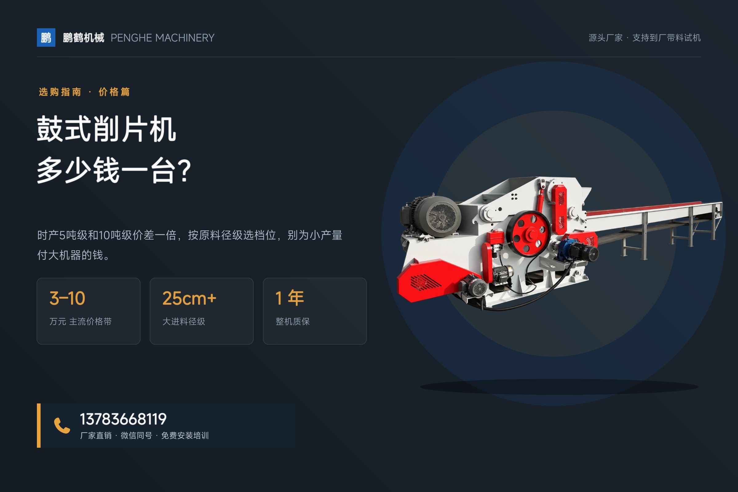 鼓式削片机多少钱一台?按产量的价格对照(2026)