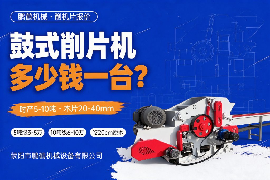 鼓式削片机厂家报价多少钱一台？木材削片机价格、产能与木片规格怎么选